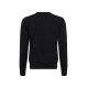 Seidensticker MERINO Pullover Langarm V-Neck Regular Schwarz