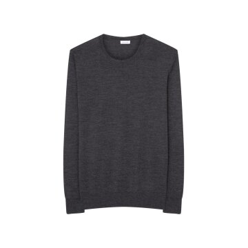 Seidensticker MERINO Pullover Langarm Rundhals Regular Anthrazit