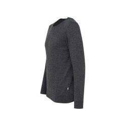 Seidensticker MERINO Pullover Langarm Rundhals Regular Anthrazit