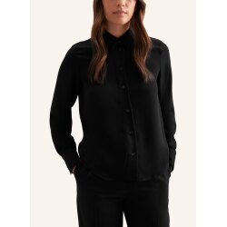 Seidensticker FASHION-BLUSE Damen Bluse Langarm Regular Schwarz