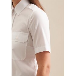 Seidensticker PILOTBLUSE Damen Bluse Kurzarm Kent Regular...