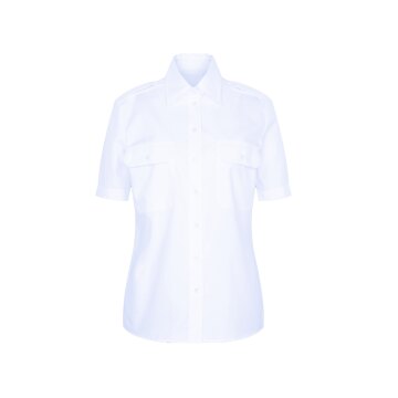 Seidensticker PILOTBLUSE Damen Kurzarm Kent Regular Hellblau