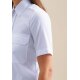 Seidensticker PILOTBLUSE Damen Kurzarm Kent Regular Hellblau