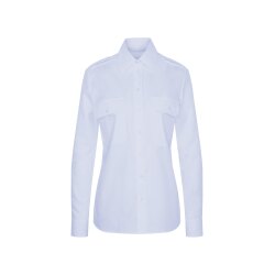 Seidensticker PILOTBLUSE Damen Langarm Kent Regular Hellblau