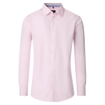 VENTI Herren Businesshemd Langarm Kent Modern-Fit Rosa