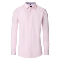 VENTI Herren Businesshemd Langarm Kent Modern-Fit Rosa