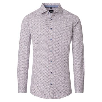 SALE VENTI Herren Businesshemd Langarm Kent Modern-Fit Rosa