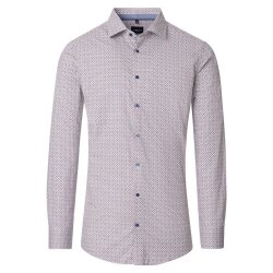 SALE VENTI Herren Businesshemd Langarm Kent Modern-Fit Rosa