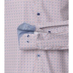 SALE VENTI Herren Businesshemd Langarm Kent Modern-Fit Rosa