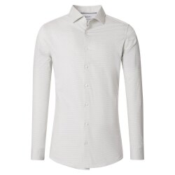 VENTI Herren Businesshemd Langarm Body-Fit Jerseyflex...