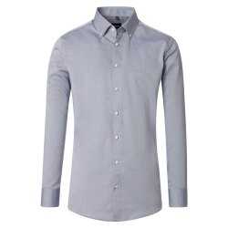 VENTI Herren Businesshemd Langarm Button-Down Modern-Fit...