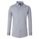 VENTI Herren Businesshemd Langarm Button-Down Modern-Fit Blau