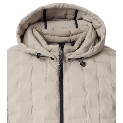 CASAMODA Herren Outdoor-Steppjacke Stehkragen Kapuze Regular Beige
