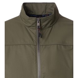CASAMODA Herren Blouson Reißverschluss Regular Baumwolle Olivgrün