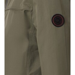 CASAMODA Herren Blouson Reißverschluss Regular Baumwolle Olivgrün