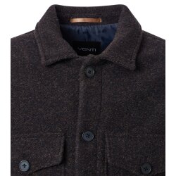 CASAMODA Herren Outdoor-Hemdjacke Stehbundkragen Regular Braun