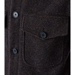 CASAMODA Herren Outdoor-Hemdjacke Stehbundkragen Regular Braun