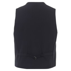 VENTI Herren Anzugweste V-Ausschnitt Regular-Fit Blau