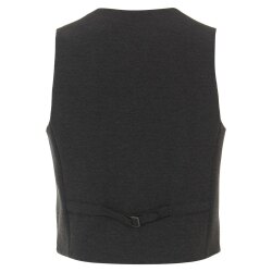 VENTI Herren Anzugweste V-Ausschnitt Regular-Fit Grau