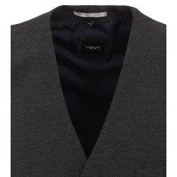 VENTI Herren Anzugweste V-Ausschnitt Regular-Fit Grau