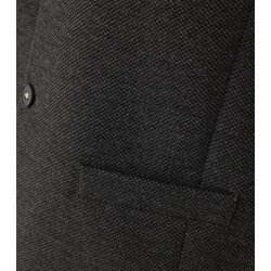 VENTI Herren Anzugweste V-Ausschnitt Regular-Fit Grau