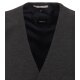 VENTI Herren Anzugweste V-Ausschnitt Regular-Fit Grau