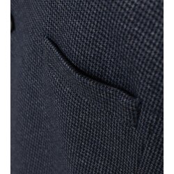 VENTI Herren Anzugweste V-Ausschnitt Regular-Fit Blau