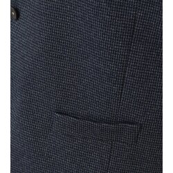 VENTI Herren Anzugweste V-Ausschnitt Regular-Fit Blau