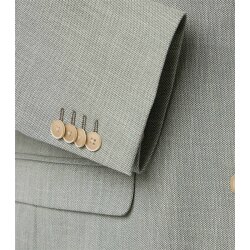 VENTI Herren Anzugsakko City Revers Casual-Fit Bi-Color Hellgrün