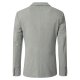 VENTI Herren Anzugsakko City Revers Casual-Fit Bi-Color Hellgrün