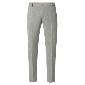 VENTI Herren Anzughose City Casual-Fit Bi-Color Hellgrün