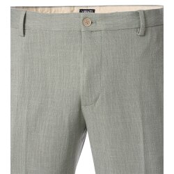 VENTI Herren Anzughose City Casual-Fit Bi-Color Hellgrün