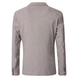 VENTI Herren Anzugsakko FORMAL Revers Polyestermix Hellbraun