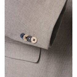 VENTI Herren Anzugsakko FORMAL Revers Polyestermix Hellbraun
