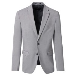 VENTI Herren Anzugsakko FORMAL Revers Polyestermix Silber
