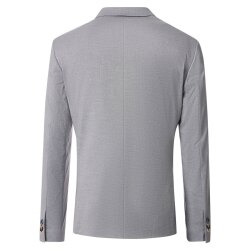 VENTI Herren Anzugsakko FORMAL Revers Polyestermix Silber