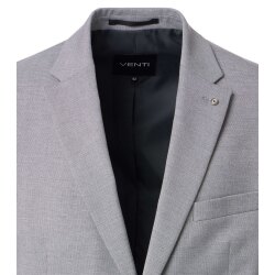 VENTI Herren Anzugsakko FORMAL Revers Polyestermix Silber