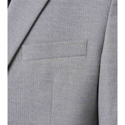 VENTI Herren Anzugsakko FORMAL Revers Polyestermix Silber