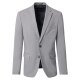 VENTI Herren Anzugsakko FORMAL Revers Polyestermix Silber