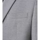 VENTI Herren Anzugsakko FORMAL Revers Polyestermix Silber