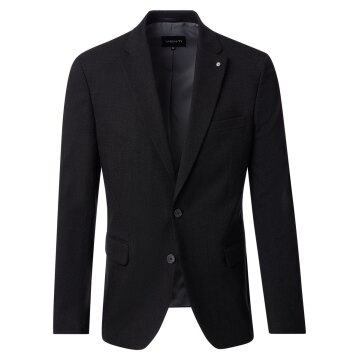 VENTI Herren Anzugsakko FORMAL Revers Polyestermix Anthrazit