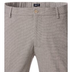 VENTI Herren Anzughose FORMAL Polyestermix Stretch Hellbraun