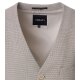 VENTI Herren Anzugweste FORMAL V-Neck Polyestermix Hellbraun