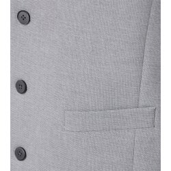 VENTI Herren Anzugweste FORMAL V-Neck Polyestermix Silber