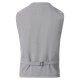 VENTI Herren Anzugweste FORMAL V-Neck Polyestermix Silber