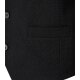 VENTI Herren Anzugweste FORMAL V-Neck Polyestermix Anthrazit