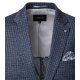 VENTI Herren Anzugsakko City Revers Bi-Color Blau kariert