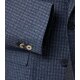 VENTI Herren Anzugsakko City Revers Bi-Color Blau kariert