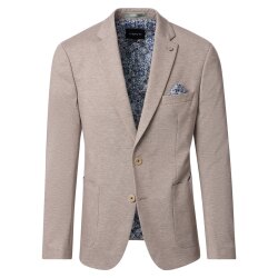 VENTI Herren Anzugsakko City Revers Bi-Color Hellbraun