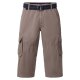 CASAMODA Herren Cargo-Bermuda-Shorts 3/4 Regular-Fit Grau